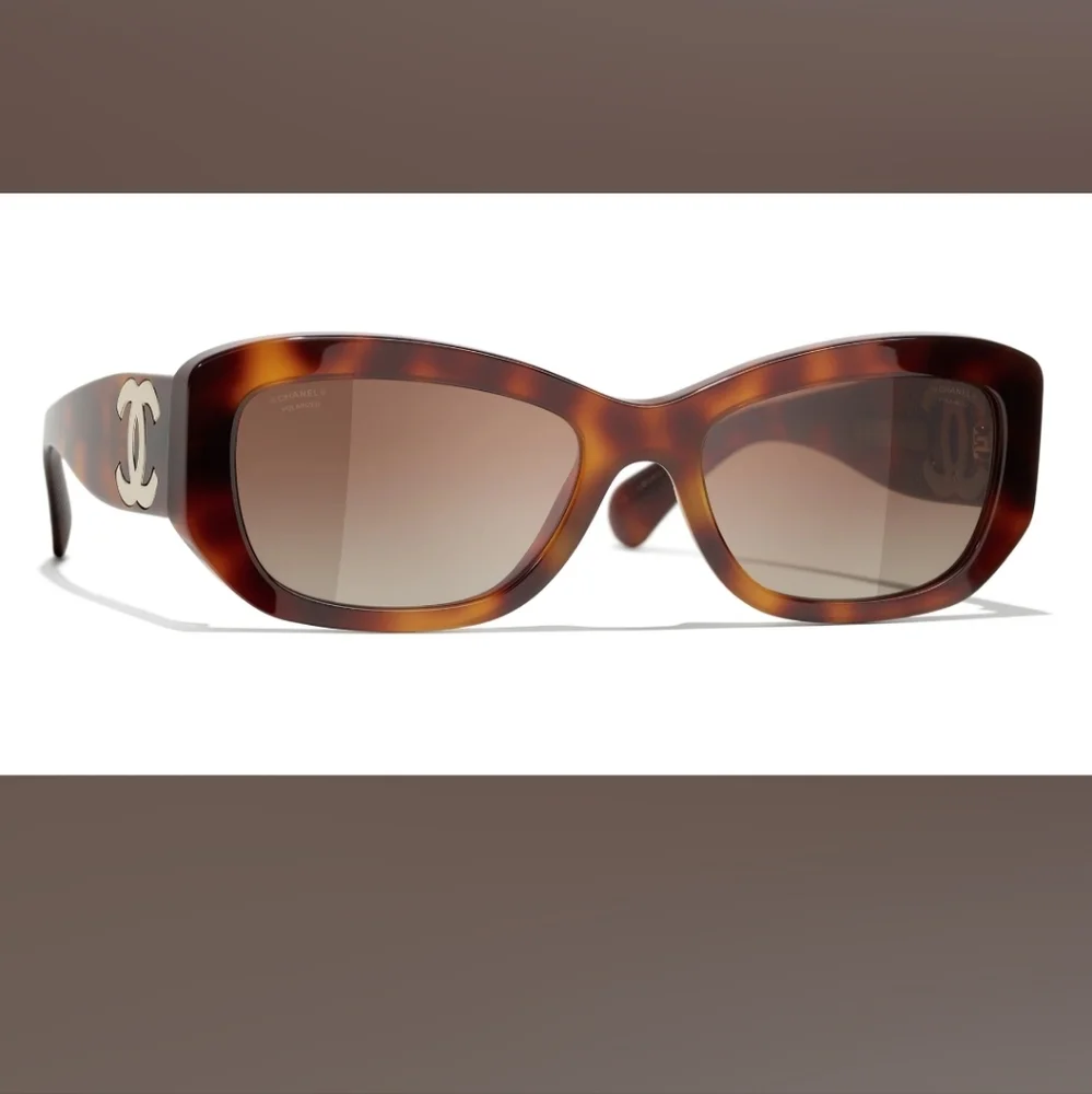 Chanel 5493-A 1295/S9 Women's Tortoise/Brown Polarized Sunglasses